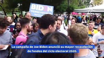 Joe Biden y el DNC recaudaron un récord de $80 millones en mayo