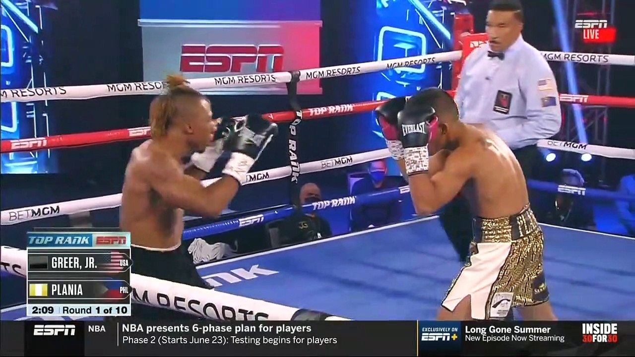 Joshua Greer Jr. vs Mike Plania Full Fight 16-06-2020
