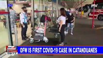 OFW is first CoVID-19 case in Catanduanes