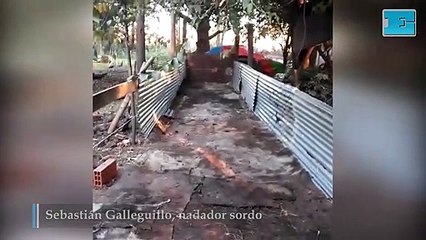 Nadador sordo con pileta casera2