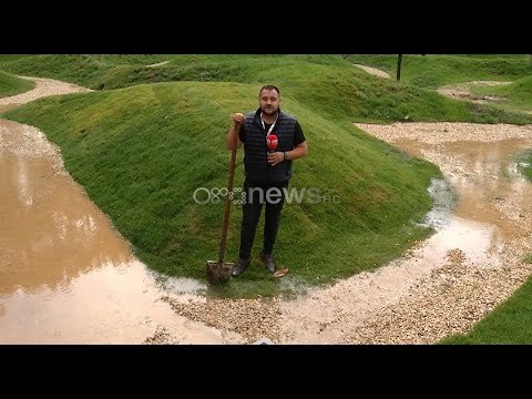 Ora news - Shi në Tiranë, dhe rrugët e kryeqytetit e Parku Rinia mbushen plot me ujë