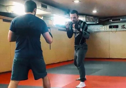 Alban Lenoir : entraînement combat pour Balle Perdue