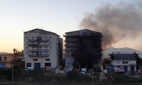 Agrigento - Incendio nel magazzino di una palazzina (17.06.20)