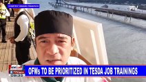 OFWs to be prioritized in TESDA job trainings