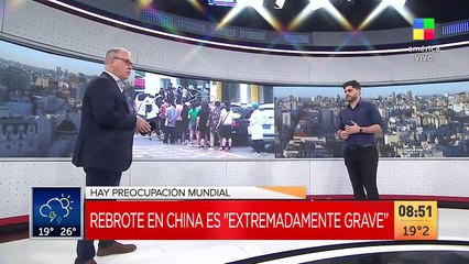 Rebrote de coronavirus en China: es "extremadamente grave"