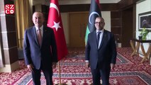 Türk Heyeti, Libya Yüksek Devlet Konseyi Başkanı Halid El- Meşri ile toplantı gerçekleştirdi