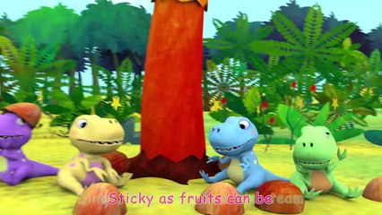 Five Little Dinosaurs   CoComelon Nursery Rhymes & Kids Songs