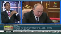 Rusia expresa su preocupación por situación en península de Corea