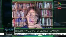 Gloria La Riva y Atilio Borón analizan las medidas de EEUU a la CPI