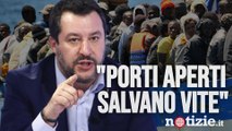 Salvini, lapsus in Senato 