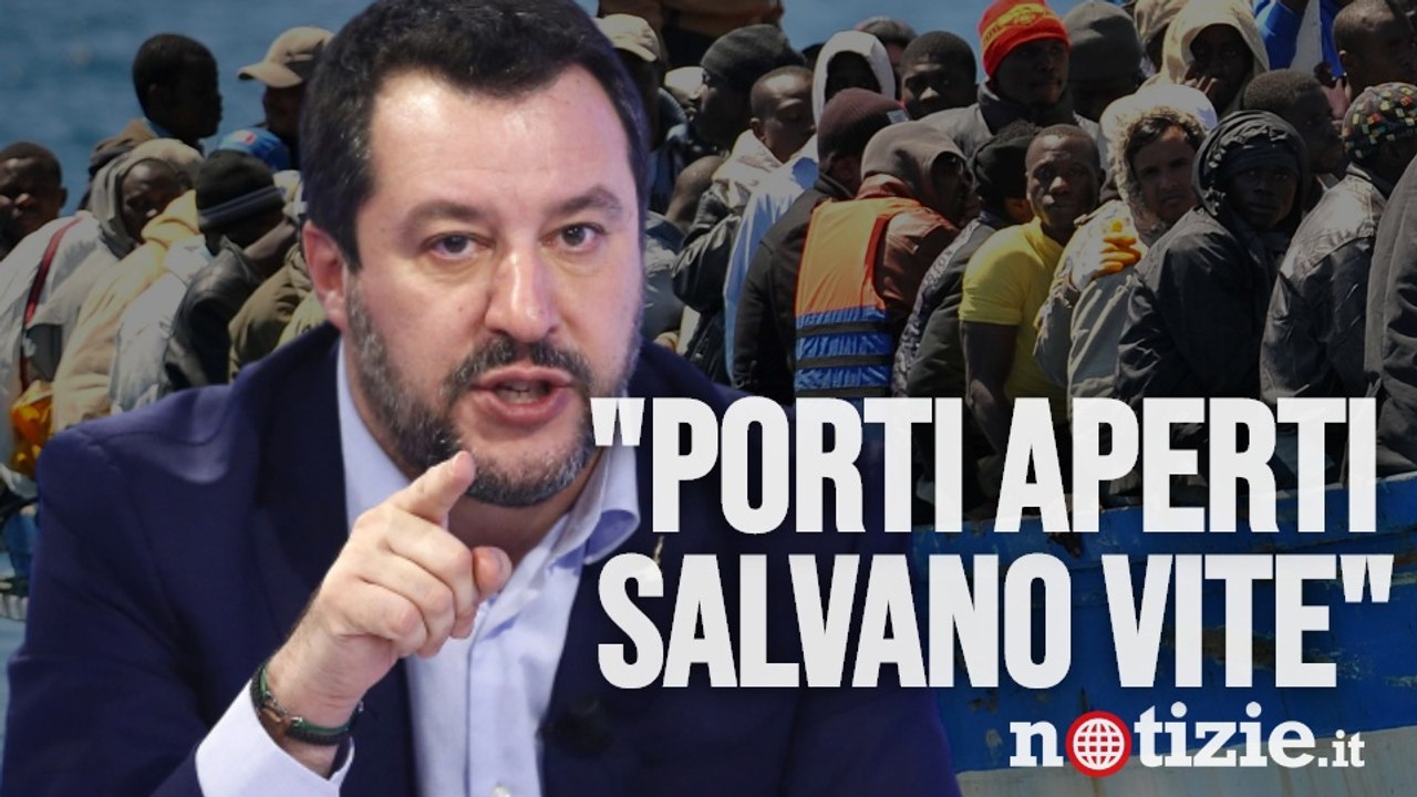 Salvini, lapsus in Senato "Porti aperti hanno salvato vite": applausi della Lega | Notizie.it