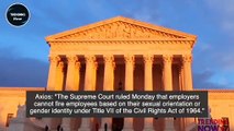 Supreme Court Federal Employment Discrimination Laws Protect Gay And Lesbian Workers