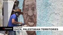 El eco de la muerte de George Floyd llega hasta Gaza