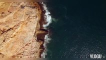 Best Ocean aerial view with hill | Beauty of nature | nature and life