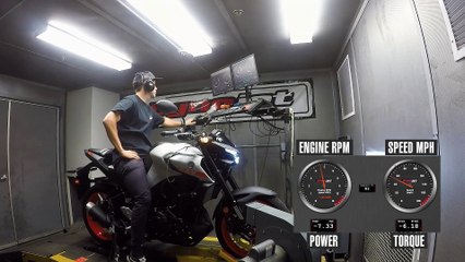 2020 Yamaha MT-03 Dyno