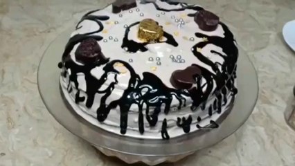 Eggless Chocolate Cream Cake | Recipe of Chocolate Cake| How to make easy Chocolate Cake