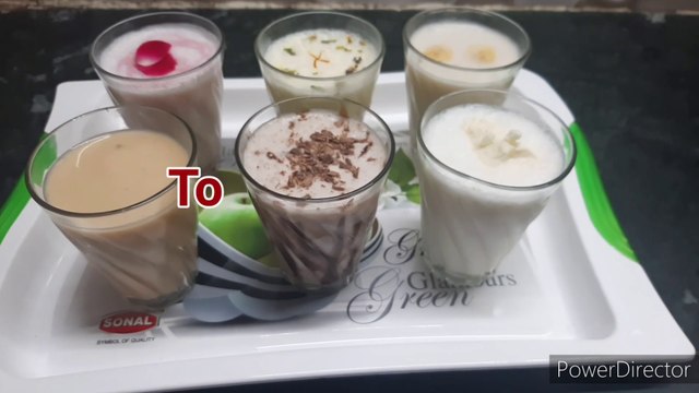 Rose lassi | Amritsari lassi | Chiku lassi | Banana lassi | Chocolate lassi | Kesar lassi | Summer recipes