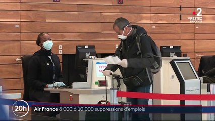 Air France va supprimer 8 000 à 10 000 postes d'ici 2022