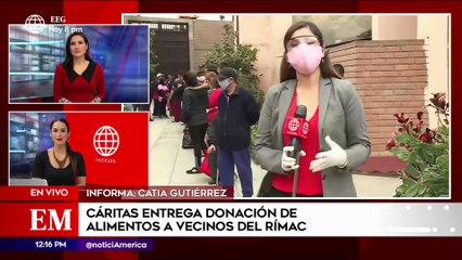 Edición Mediodía: América TV se suma a la campaña de Cáritas y entregan donaciones en el Rímac
