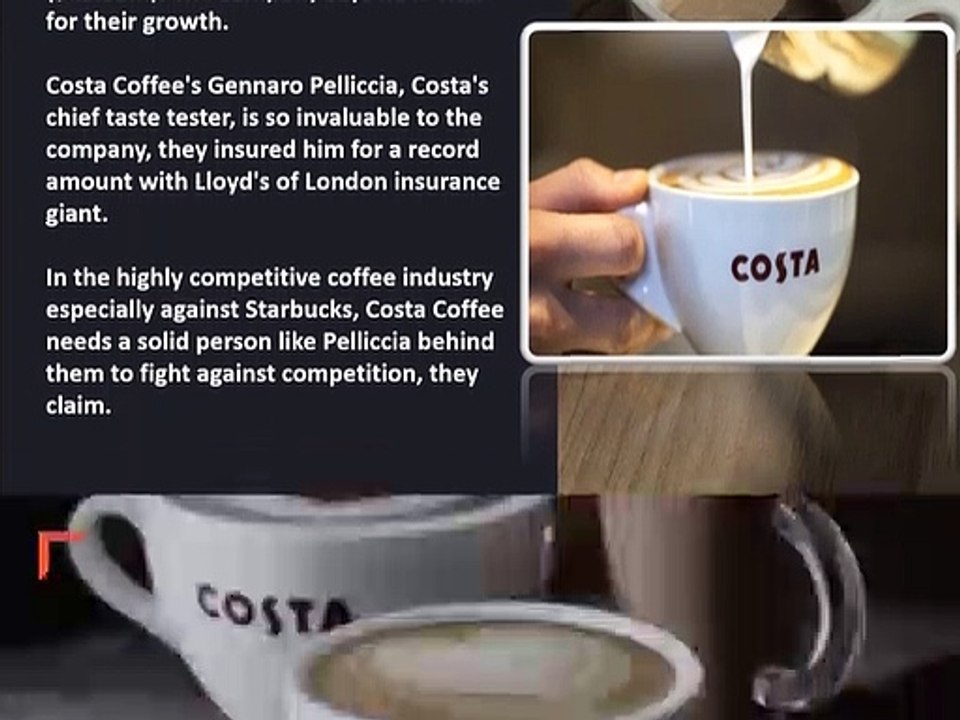 Coffee taster's tongue insured for £10 million with Lloyd's of London
