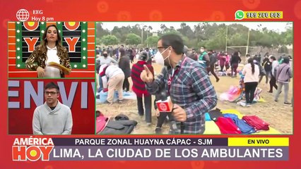 America Hoy:  Parque zonal Huayna Capac es la nueva ciudad de los ambulantes (HOY)