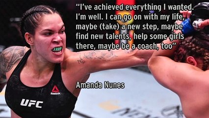 Amanda Nunes Considering Retirement, Dana White Reacts
