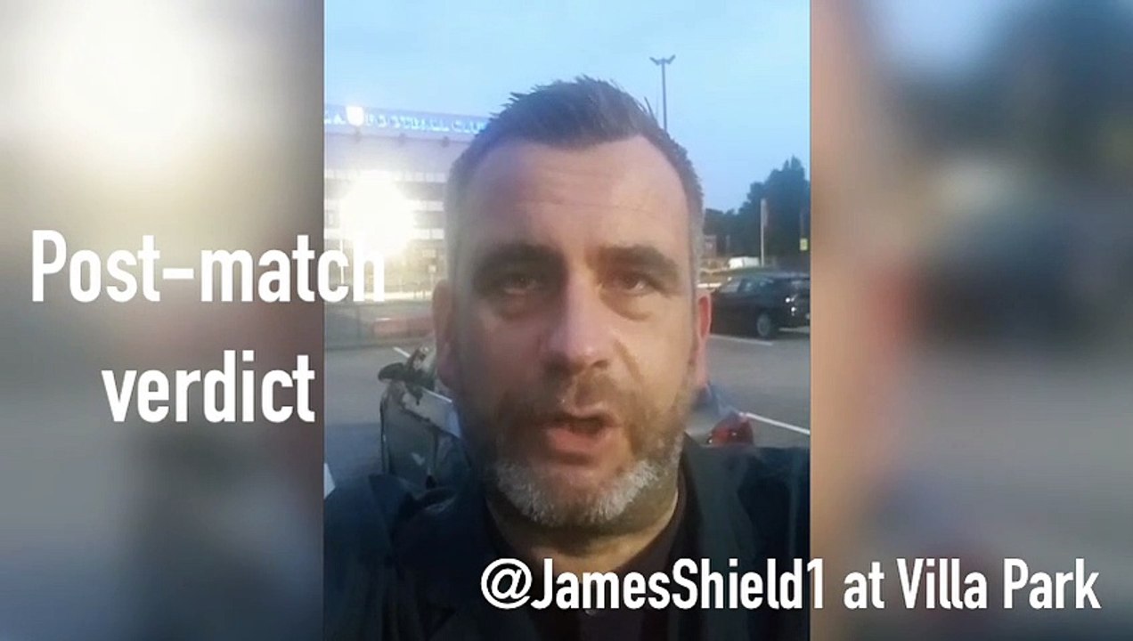 James Shield's post match verdict as Sheffield United draw with Aston Villa