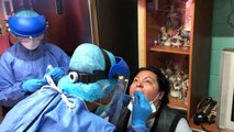 Puerta a puerta, brigadas médicas hacen testeos para frenar al coronavirus en México
