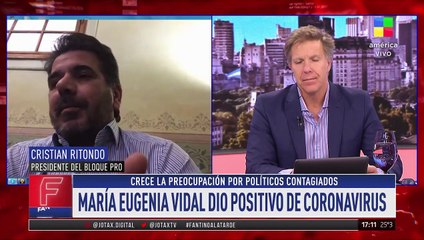 Ritondo: "Maria Eugenia está bien, hablé hace un rato"