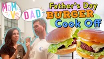 Mom and Dad Face Off for Best Burger