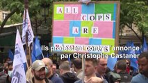 A Paris, des centaines de policiers en colère devant la préfecture de police