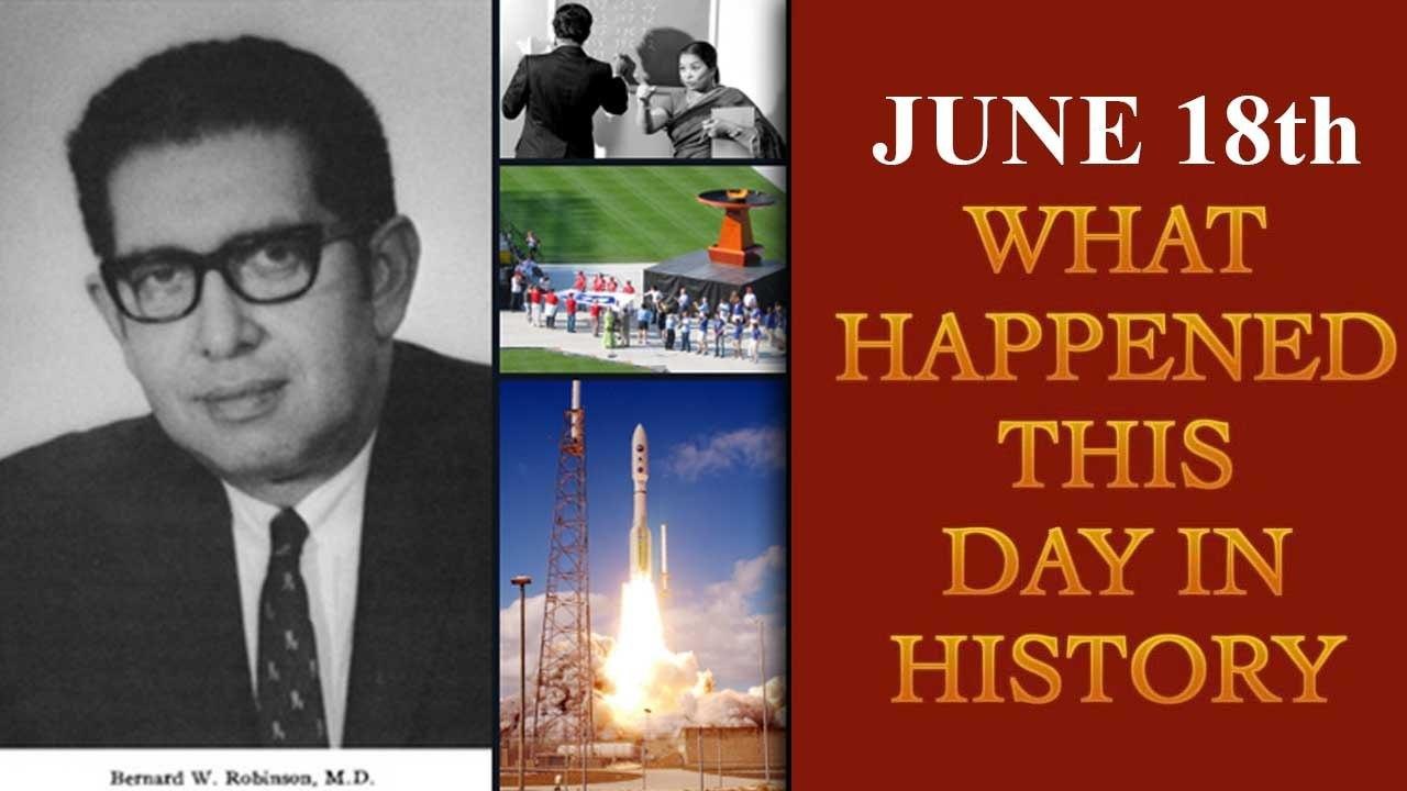 June 18th: Here is a look at some major events...