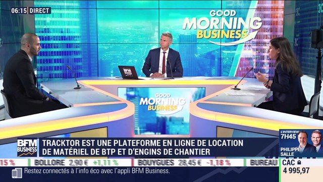 La pépite : Tracktor, une plateforme en ligne de location de matériel de BTP et d'engins de chantier par Lorraine Goumot - 18/06