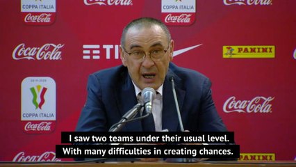 Napoli only won because they were better at taking penalties - Sarri