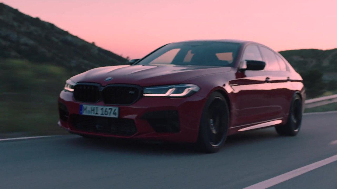 The new BMW M5 Competition Driving Video