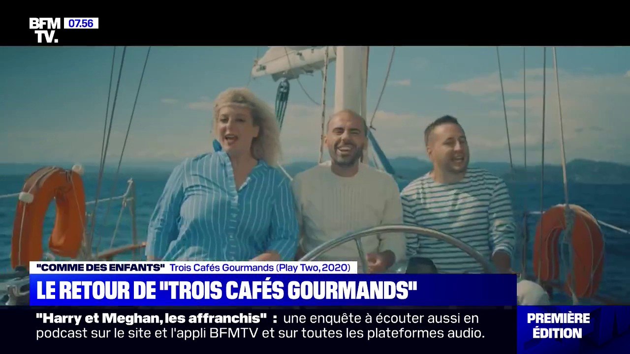 Le groupe "Trois cafés gourmands" revient avec un nouveau titre: "Comme des enfants"