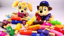 Best Learning Colors Video for Children with PAW Patrol Popsicle Alphabet with Marshal and Zuma