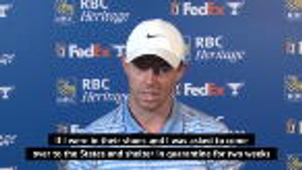 It's not hard to travel and quarantine - McIlroy takes a dig at European players