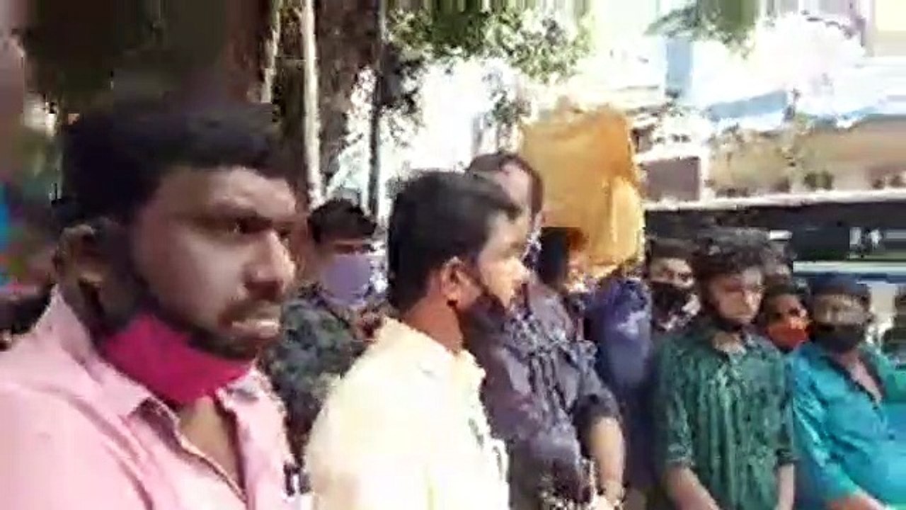 ലഡാക്ക് അതിർത്തിയിലെ സംഘർഷം - ചൈനീസ് നടപടിക്കെതിരെ യുവമോർച്ച തിരുവനന്തപുരത്ത്‌ നടത്തിയ  പ്രതിഷേധം