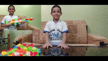 ব্লক দিয়ে একে ৪৭ বানানো। Making of AK47 with Building Blocks.Blocks for kids