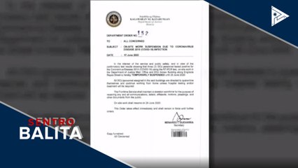 Tanggapan ng DOJ sa Maynila, isinailalim sa 10-day lockdown