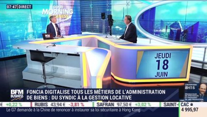 Philippe Salle (Foncia): Foncia digitalise tous les métiers de d'administration de biens, du syndic à la gestion locative - 18/06