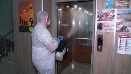 Ümraniye’de dezenfekte edilen okullar sınavlara hazır