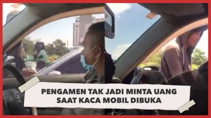 Pengamen Tak Jadi Minta Uang saat Kaca Mobil Dibuka, Ternyata Isinya...
