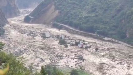More than 20,000 people evacuated after landslide in southwest China