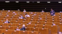 Toni Comín recorda a Borrell el seu suport als GAL al ple del Parlament Europeu
