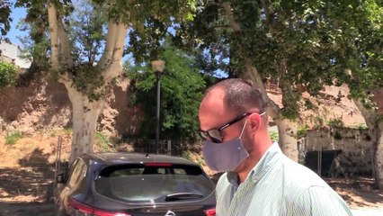 Curro, el novio de María Jesús Ruiz, acude a los juzgados