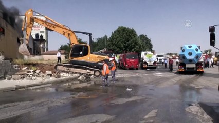 Elyaf fabrikasında yangın çıktı (2) - GAZİANTEP