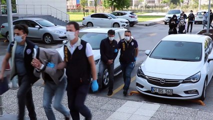 Bolu merkezli suç örgütü operasyonunda gözaltına alınan zanlılar adliyeye sevk edildi - BOLU