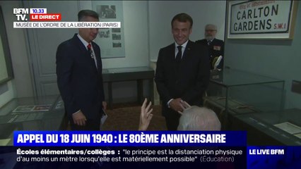 Appel du 18 juin 1940: La rencontre entre Emmanuel Macron et l'un des quatre compagnons de la Libération, bientôt centenaire